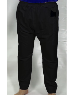 Pantalon Afaq - Sirwal Noir - Tissu Coton - Coupe Droite
