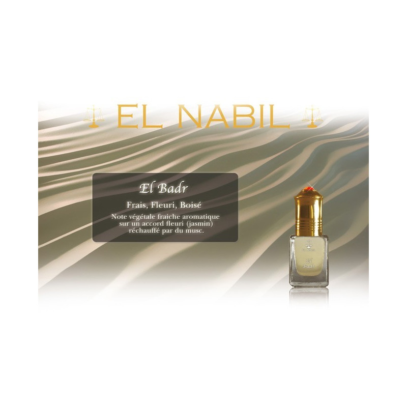 El Badr 5 ml - Saudi Perfumes - Sans Alcool - El Nabil