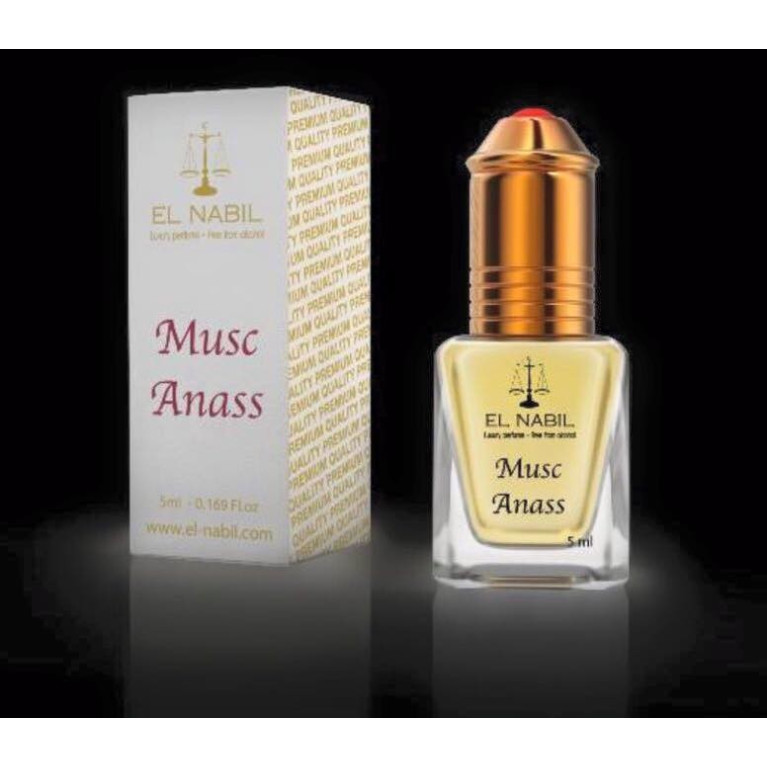 Musc Anass 5 ml - Saudi Perfumes - Sans Alcool - El Nabil