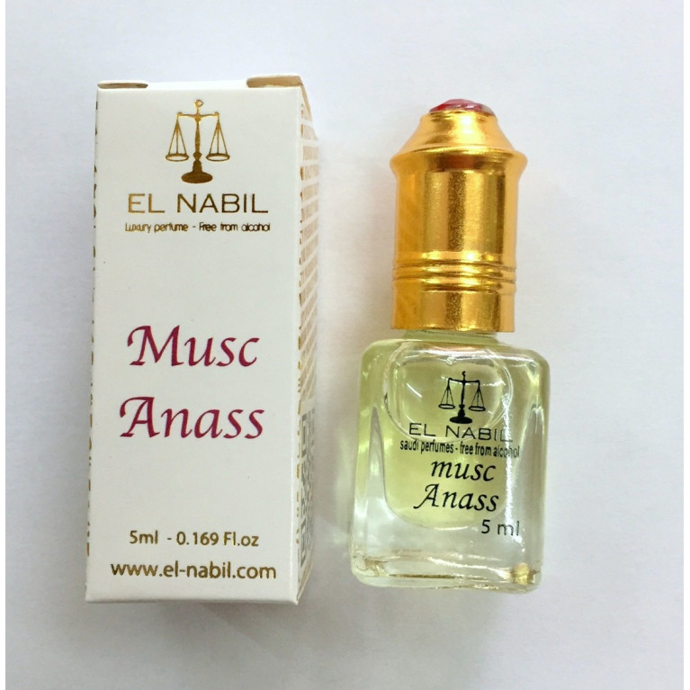 Musc Anass 5 ml - Saudi Perfumes - Sans Alcool - El Nabil