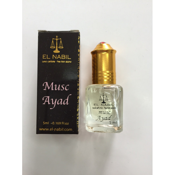 Parfum Femme EL NABIL Musc Jenna Sans Alcool - 5ml, Senteur Orientale, Livraison Offerte, Neuf
