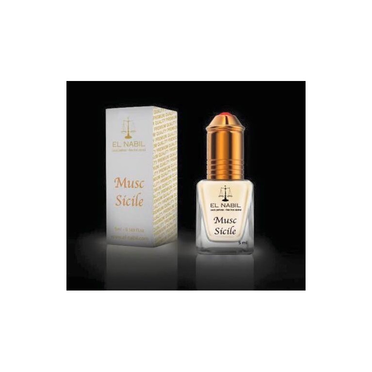 Musc Sicile 5 ml - Saudi Perfumes - Sans Alcool - El Nabil