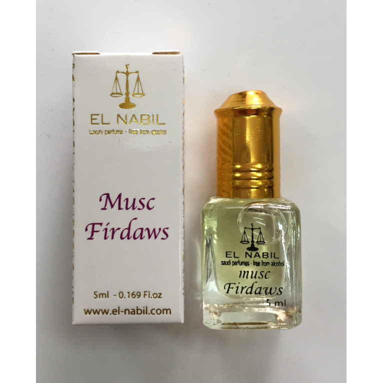 Musc Firdaws 5 ml - Saudi Perfumes - Sans Alcool - El Nabil