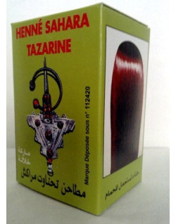 Henné Cheveux - Henna Sahara Tazarine en poudre CHEVEUX