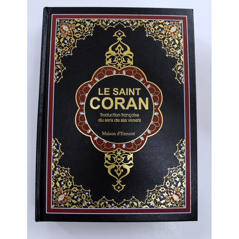 Le Noble Coran Traduction en Langue - Français /Arabe - GRAND FORMAT 20 x 28 cm - Traduction Mohammad Hamidoullah - 3865