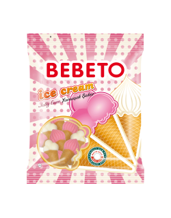Bonbons Ice Cream - Bebeto - Halal - Sachet 80gr