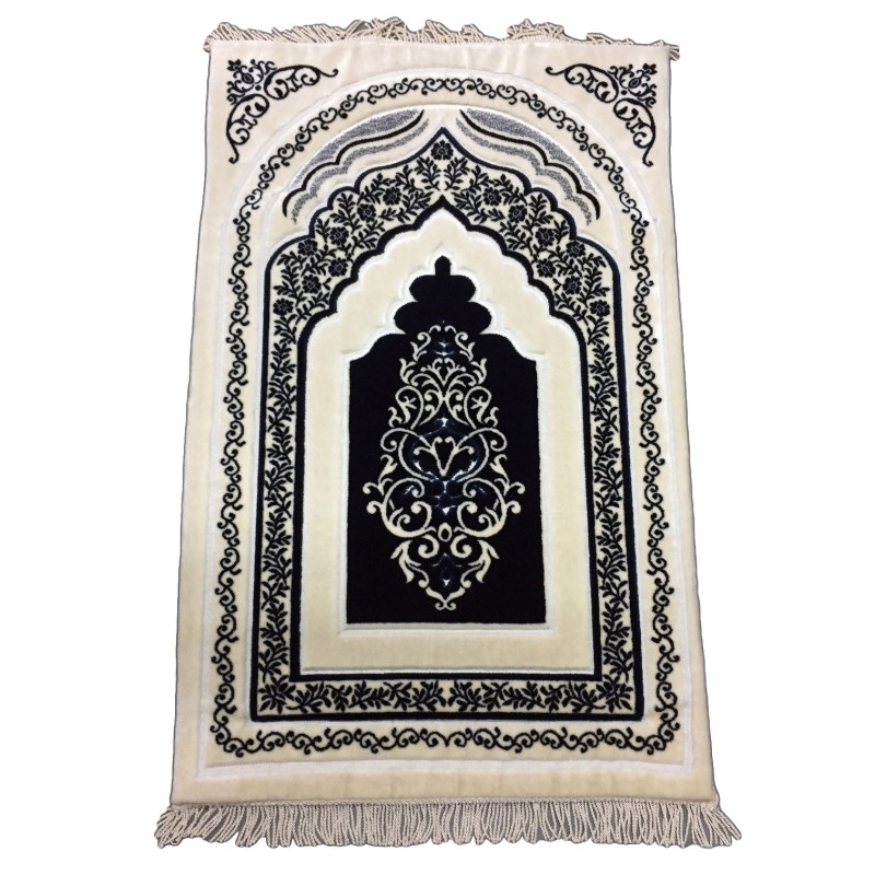 Tapis De Prière Bleu Molletonné Très épais 3 Cm épaisseur Tapis Matelas Avenue Du Muslim