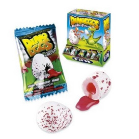 Bonbons - Dino Eggs - Bubble Gum - Fini - Halal
