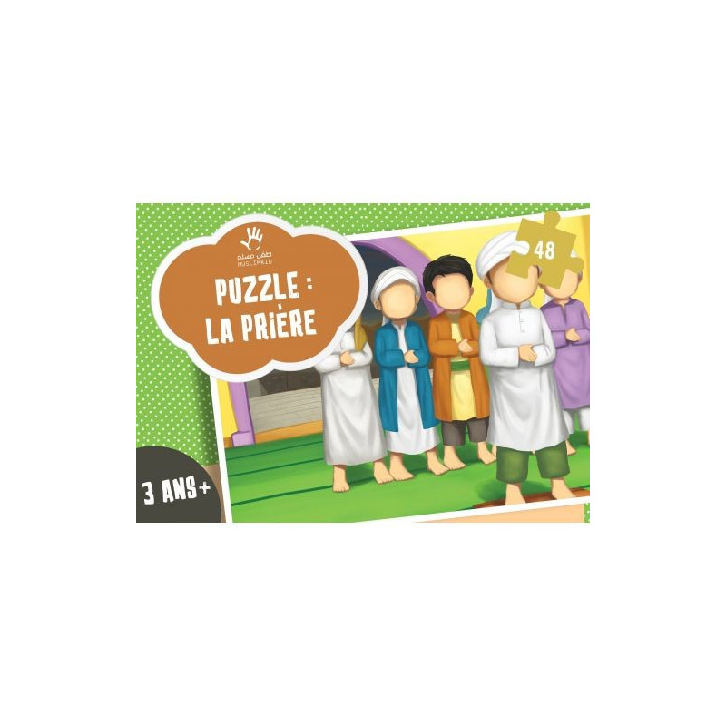Puzzle La Prière - SALAT - 48 Pièces - Muslim Kid - 3 ans+