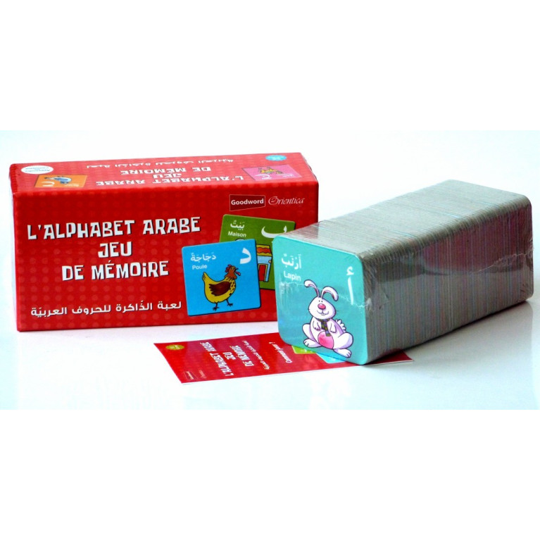 l'Alphabet Arabe Jeu de Mémoire - 56 Cartes - GoodWord - A partir de 3 ans