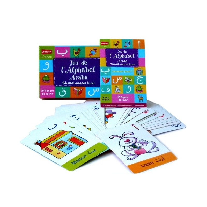 Jeu Apprendre l'Alphabet Arabe - 10 Façons de Jouer - GoodWord - A partir de 3 ans