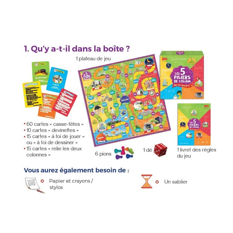 Les 5 Piliers de l'Islam - Jeu de Société - Goodword et Orientica - 8 ans+