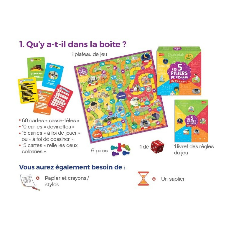 Les 5 Piliers de l'Islam - Jeu de Société - Goodword et Orientica - 8 ans+