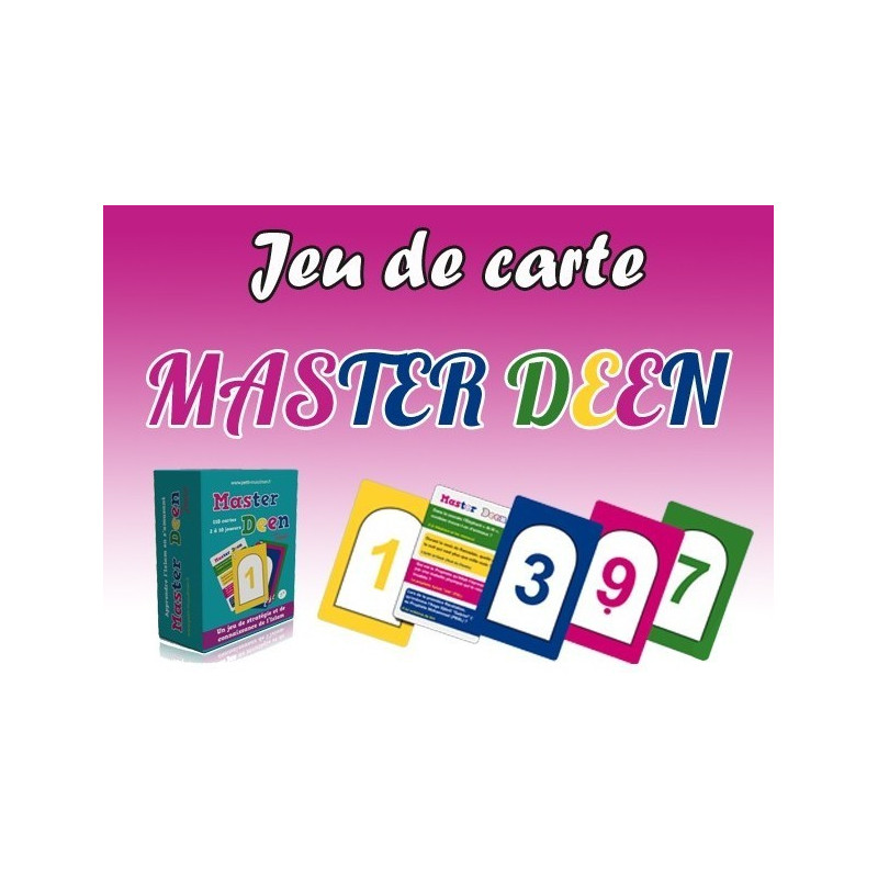 Master Deen Junior 1 - Jeu de Cartes à Partir de 7 Ans