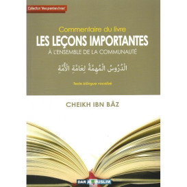 Commentaire du livre " Les leçons importantes à l'ensemble de la communauté"